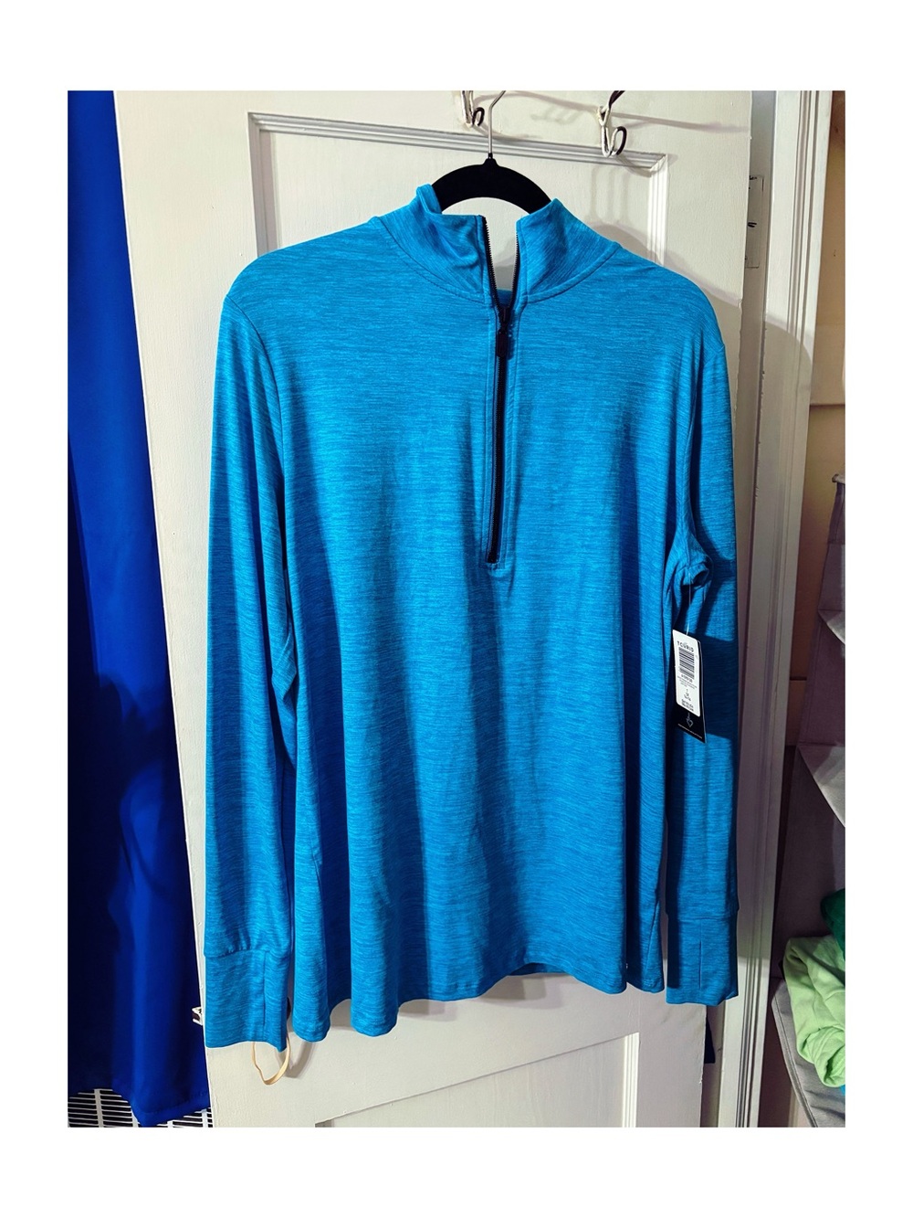 NWT- Torrid Size 1- Super Soft Performance Jersey Half Zip Pullover